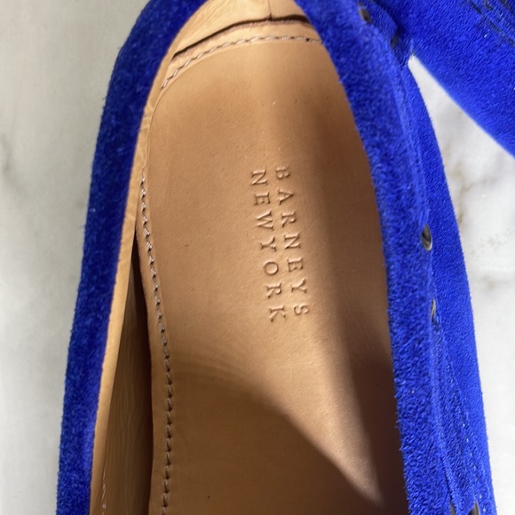 Barneys NY Suede  Loafers size 11 made in Italy - Picture 8 of 9